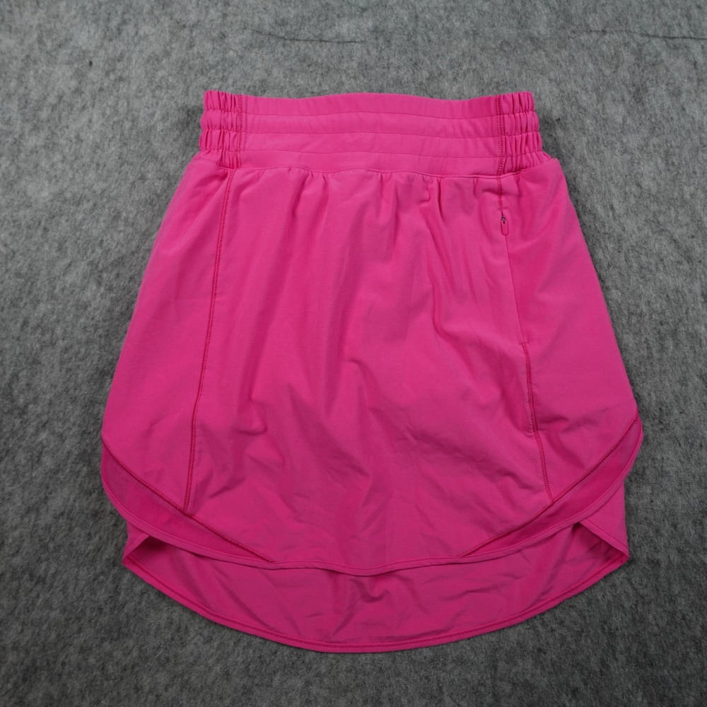 Lululemon Skirt Womens 2 Sonic Pink Hotty Hot High Rise Skirt Long Active Tennis